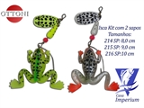 Kit Spinner de Sapo anti enrosco.